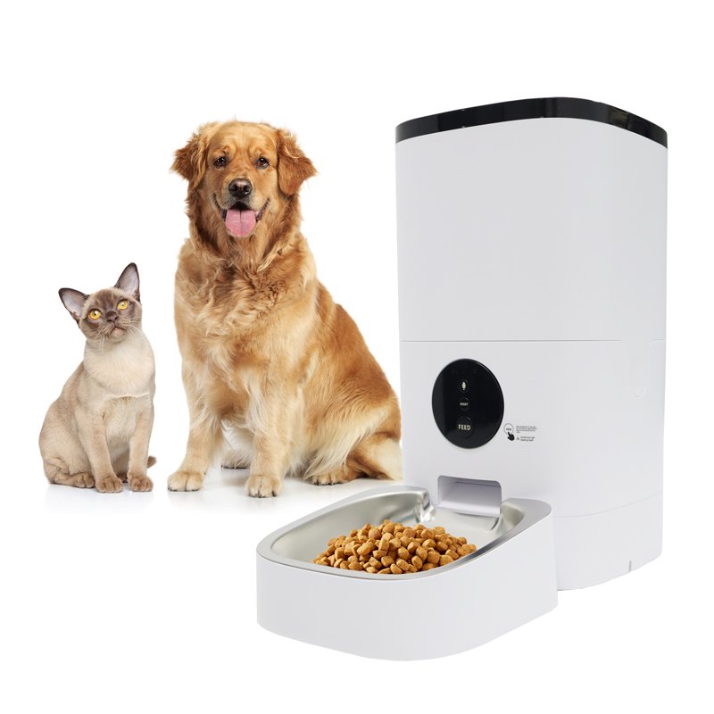 a smart pet feeder for dog and cat